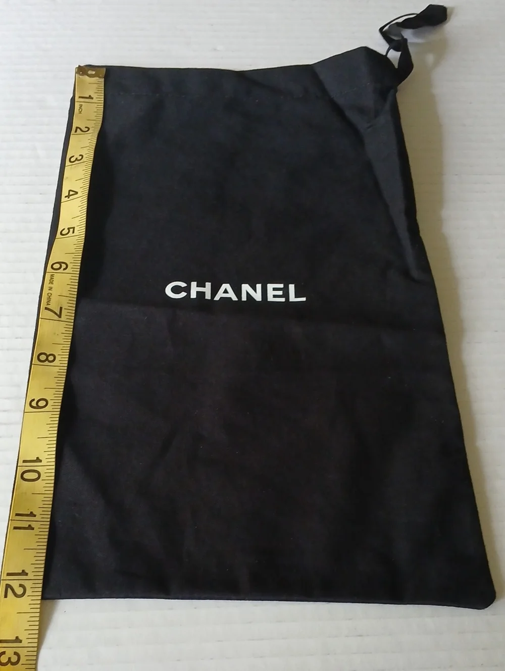 Chanel Dust Bag  Drawstring Storage Dust Bag Black